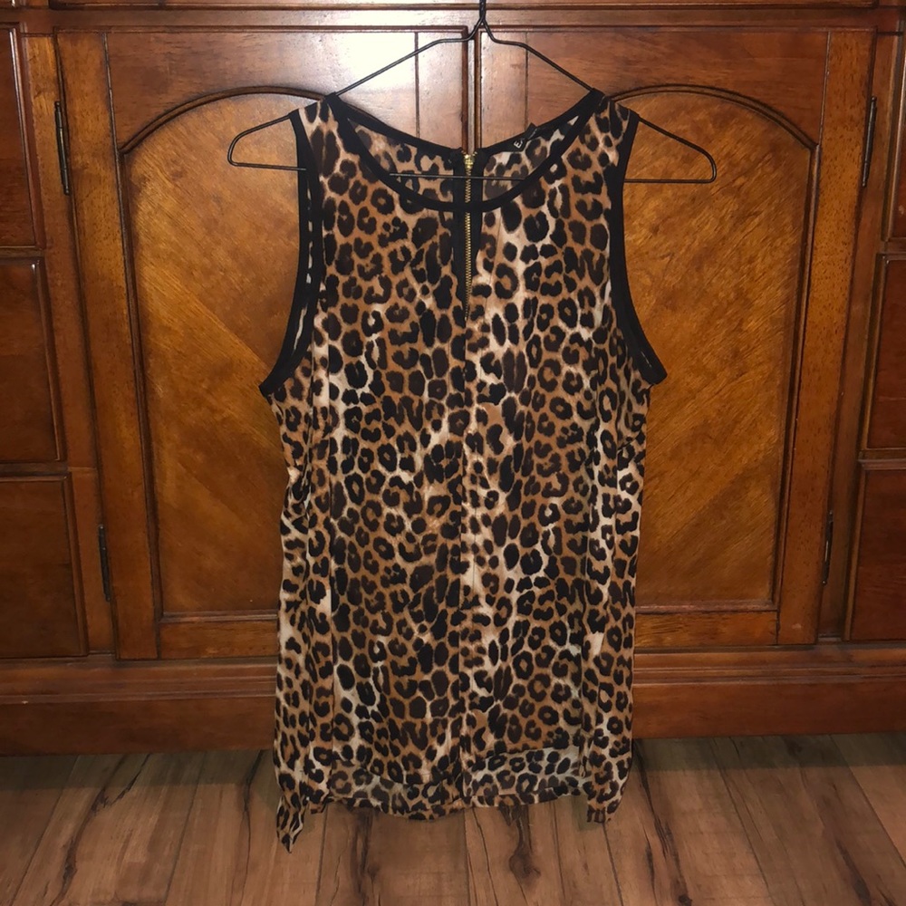 Cheetah print tank